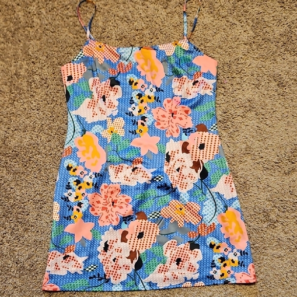 Cider Polkadot And Floral Cami Dress - Picture 3 of 9